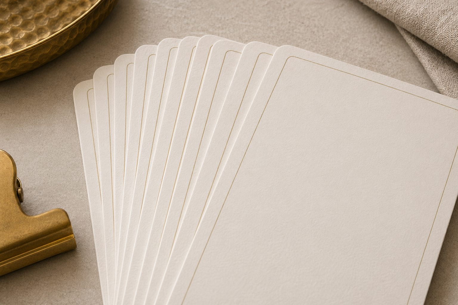 tatpub how to host card set 3 close detail of hosting guide cards with clean editorial typography